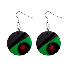 Billiard  Mini Button Earrings by Valentinaart