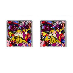 New Year Cufflinks (square) by Valentinaart