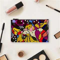 New Year Cosmetic Bag (small)  by Valentinaart