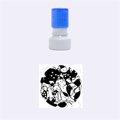 New Year Rubber Round Stamps (small) by Valentinaart