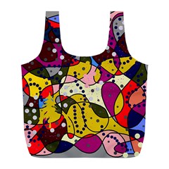 New Year Full Print Recycle Bags (l)  by Valentinaart