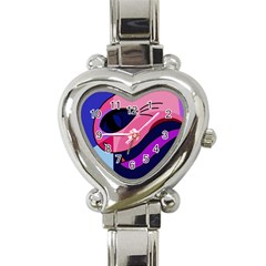 Strange Love Heart Italian Charm Watch by Valentinaart