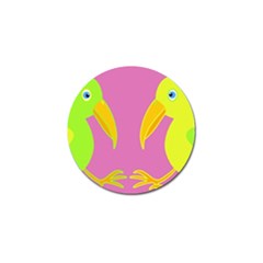 Parrots Golf Ball Marker by Valentinaart