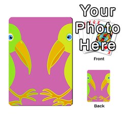 Parrots Multi-purpose Cards (rectangle)  by Valentinaart