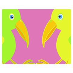 Parrots Double Sided Flano Blanket (medium) 