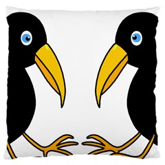 Ravens Large Cushion Case (one Side) by Valentinaart