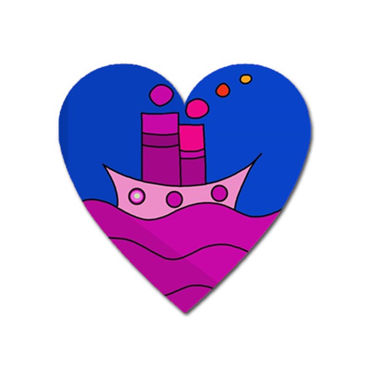 Boat Heart Magnet