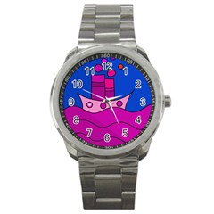 Boat Sport Metal Watch