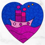 Boat Jigsaw Puzzle (Heart) Front