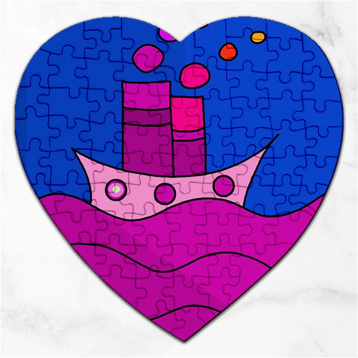 Boat Jigsaw Puzzle (Heart)