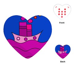 Boat Playing Cards (heart) 