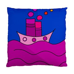 Boat Standard Cushion Case (two Sides) by Valentinaart