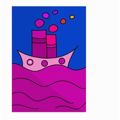 Boat Large Garden Flag (two Sides)