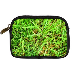 Natures Grass And Shamrock Print  Digital Camera Cases by artistpixi