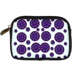 Shimmering Floral Abstracte Digital Camera Cases by pepitasart