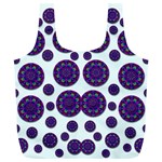 Shimmering Floral Abstracte Full Print Recycle Bags (L)  Front