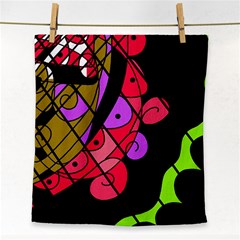 Elegant Abstract Decor Face Towel by Valentinaart