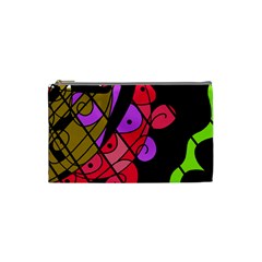 Elegant Abstract Decor Cosmetic Bag (small)  by Valentinaart