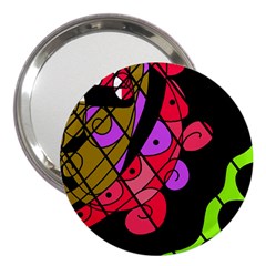 Elegant Abstract Decor 3  Handbag Mirrors by Valentinaart