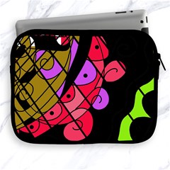 Elegant Abstract Decor Apple Ipad 2/3/4 Zipper Cases by Valentinaart