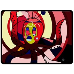 Octopus Double Sided Fleece Blanket (large) 