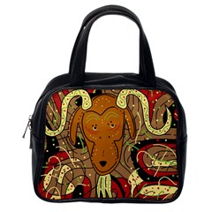 Billy Goat Classic Handbags (one Side) by Valentinaart