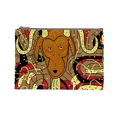 Billy Goat Cosmetic Bag (large)  by Valentinaart