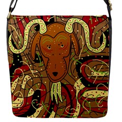 Billy Goat Flap Messenger Bag (s) by Valentinaart