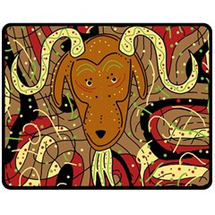 Billy Goat Double Sided Fleece Blanket (medium) 