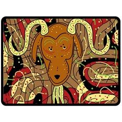 Billy Goat Double Sided Fleece Blanket (large) 