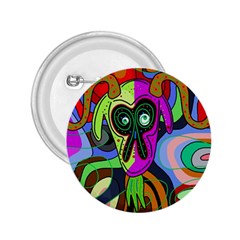 Colorful Goat 2 25  Buttons by Valentinaart