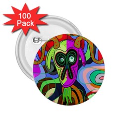 Colorful Goat 2 25  Buttons (100 Pack) 