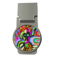 Colorful Goat Money Clips (round)  by Valentinaart