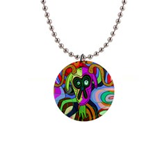 Colorful Goat Button Necklaces by Valentinaart