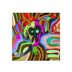 Colorful Goat Satin Bandana Scarf by Valentinaart