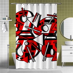 88 Shower Curtain 48  X 72  (small)  by Valentinaart