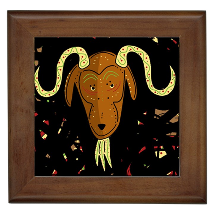 Billy goat 2 Framed Tiles