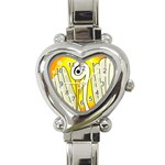 Crane Heart Italian Charm Watch Front