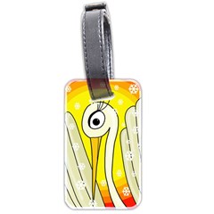 Crane Luggage Tags (two Sides) by Valentinaart