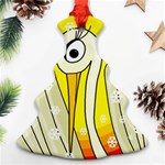 Crane Christmas Tree Ornament (2 Sides) Front