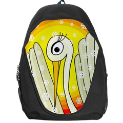 Crane Backpack Bag by Valentinaart