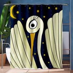 Crane 2 Shower Curtain 60  X 72  (medium) 