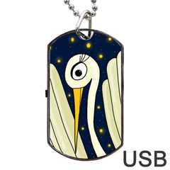 Crane 2 Dog Tag Usb Flash (one Side)