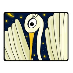 Crane 2 Double Sided Fleece Blanket (small) 