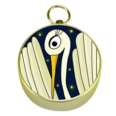 Crane 2 Gold Compasses by Valentinaart