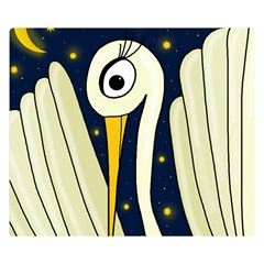 Crane 2 Double Sided Flano Blanket (small) 