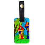 Two houses  Luggage Tags (One Side)  Front