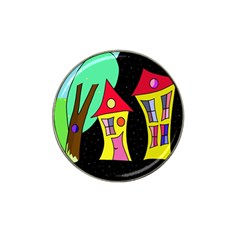 Two Houses 2 Hat Clip Ball Marker by Valentinaart