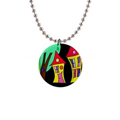 Two Houses 2 Button Necklaces by Valentinaart