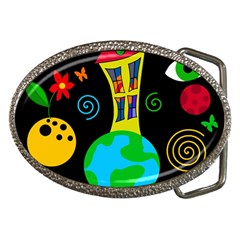 Playful Universe Belt Buckles by Valentinaart